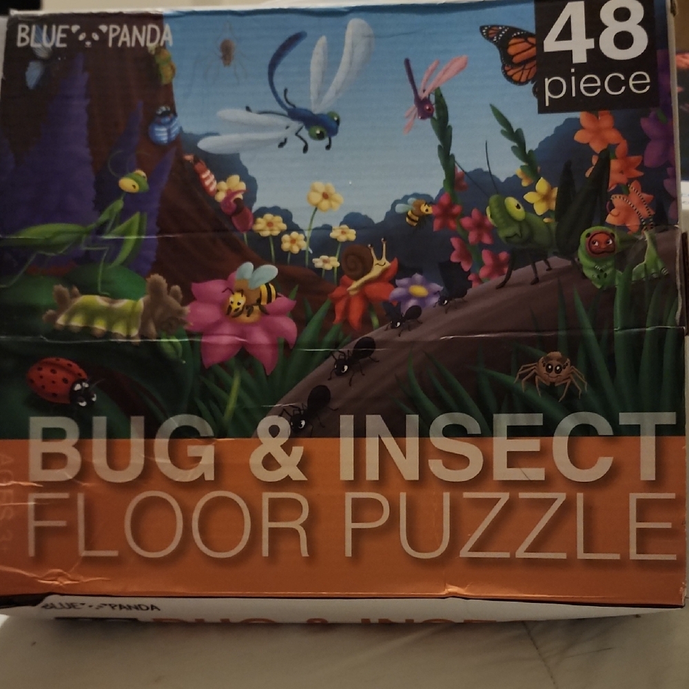 Orange Bug & Insect Puzzle 48 Piece Game - Picture 2 of 5